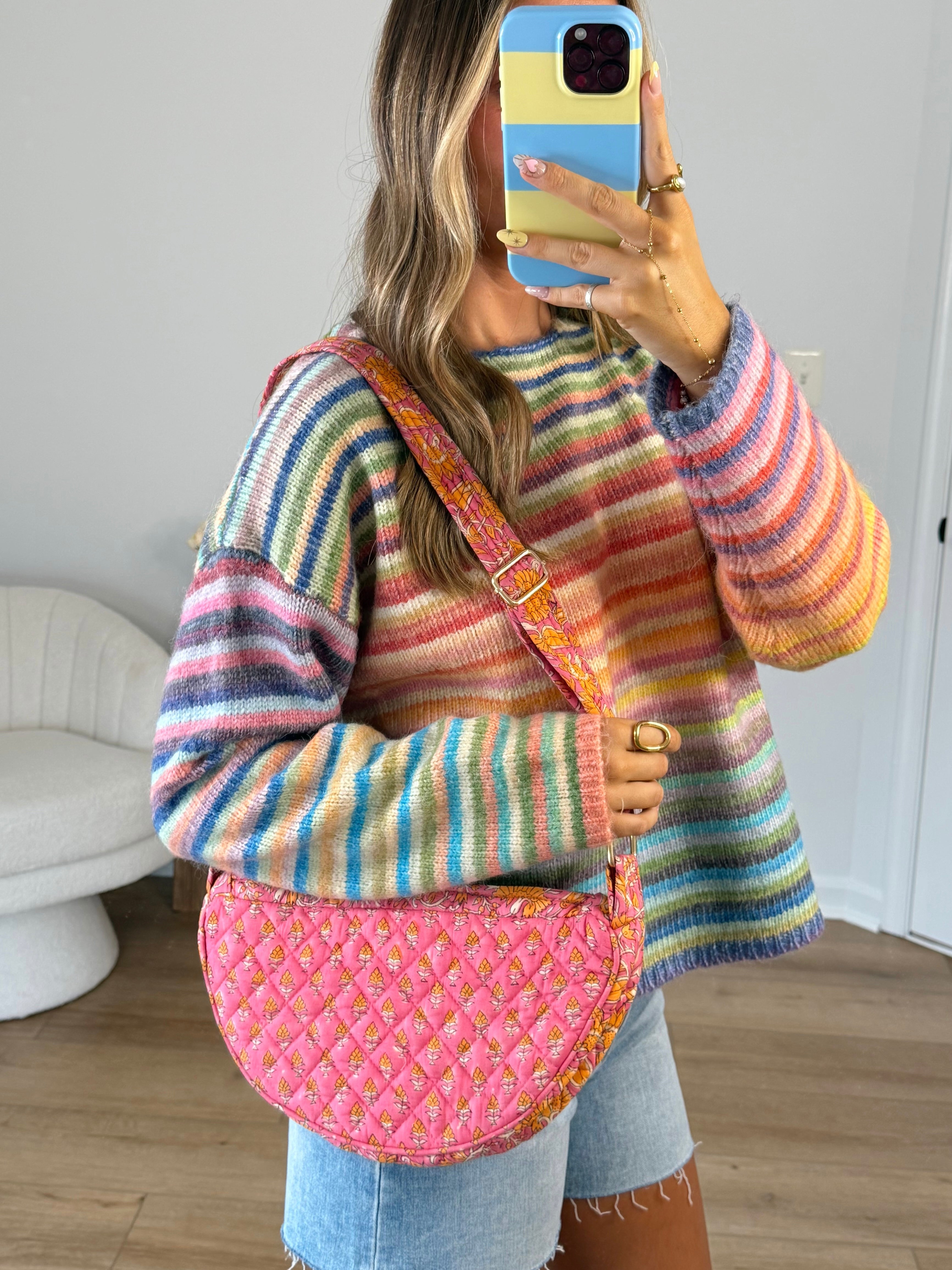 Callie Quilted Crossbody