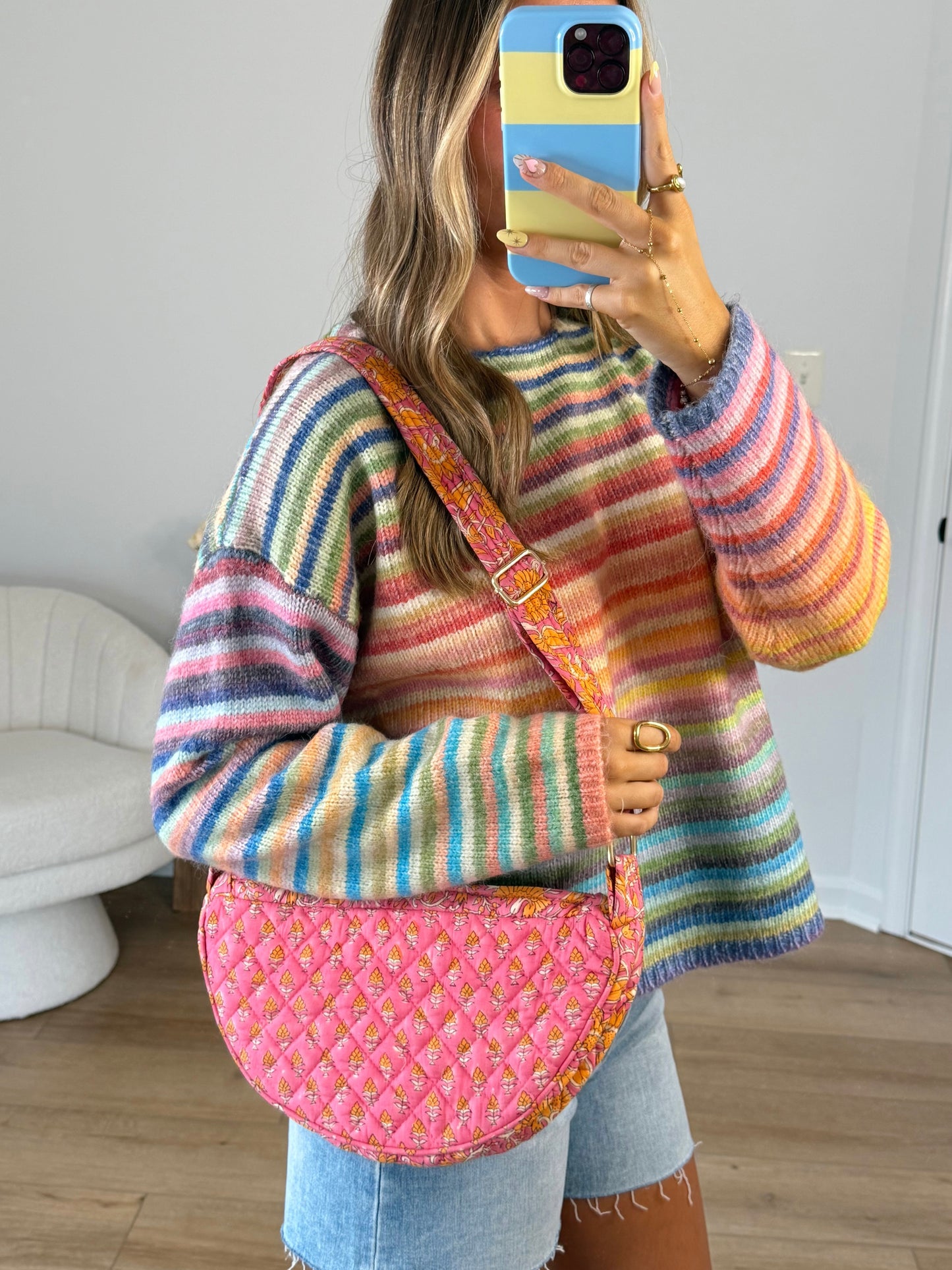 Callie Quilted Crossbody