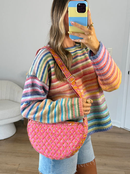 Callie Quilted Crossbody