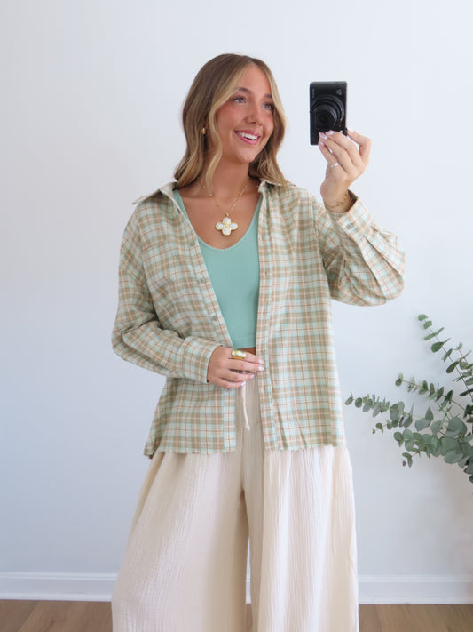 Autumn Sage Flannel