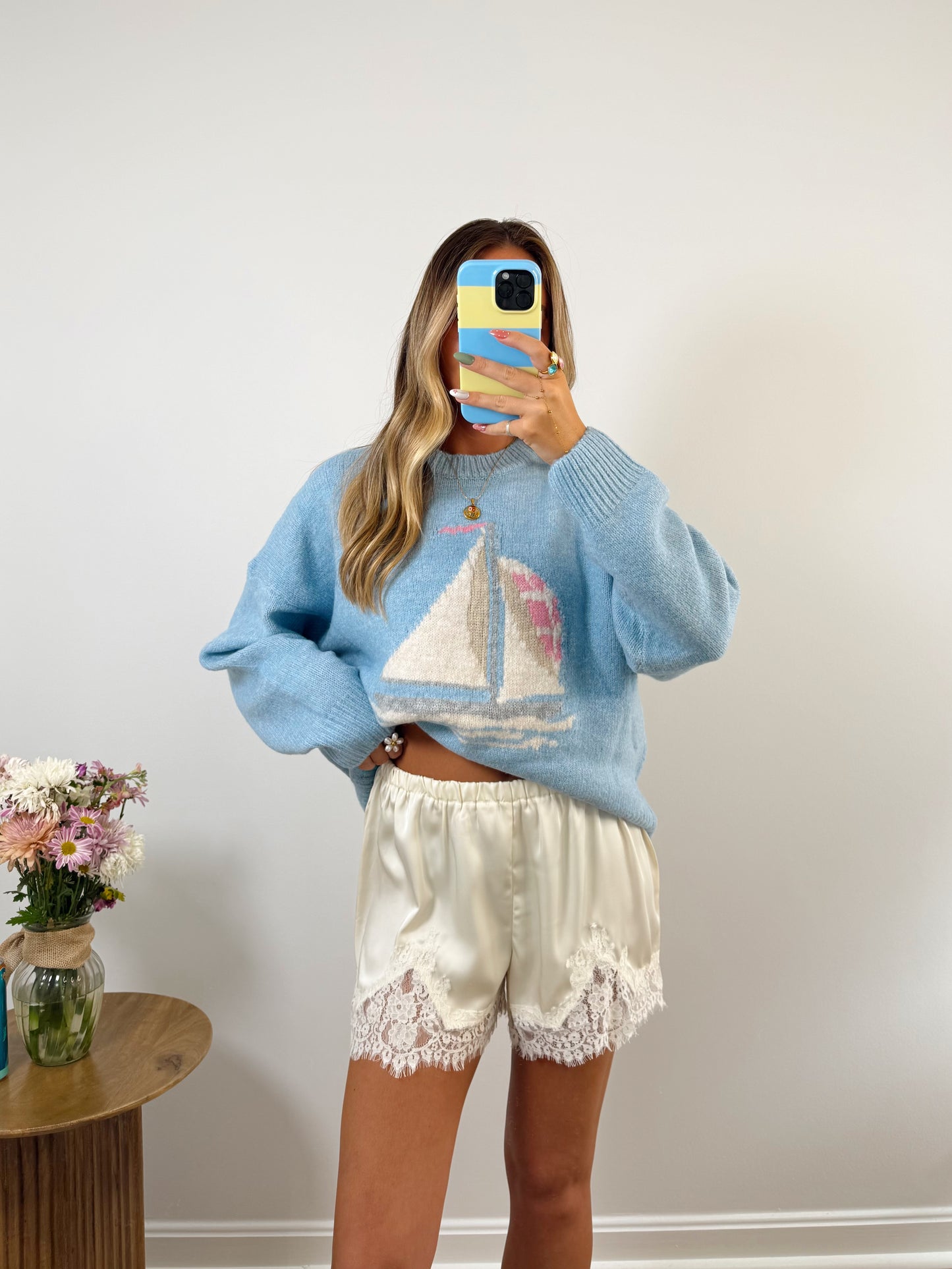 Silk Lace Shorts