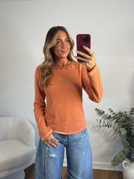 Autumn Stitch Top