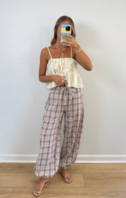 Dakota Plaid Joggers