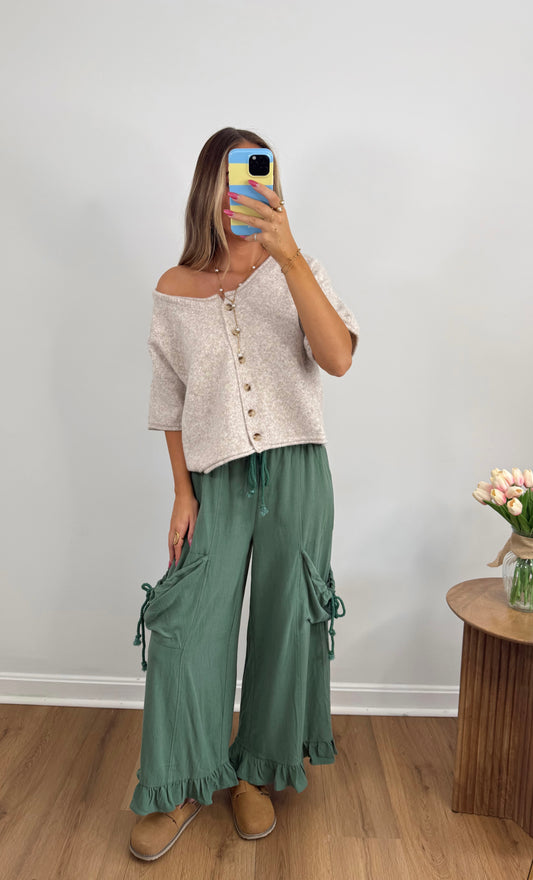 Just Bloom Pants- GREEN