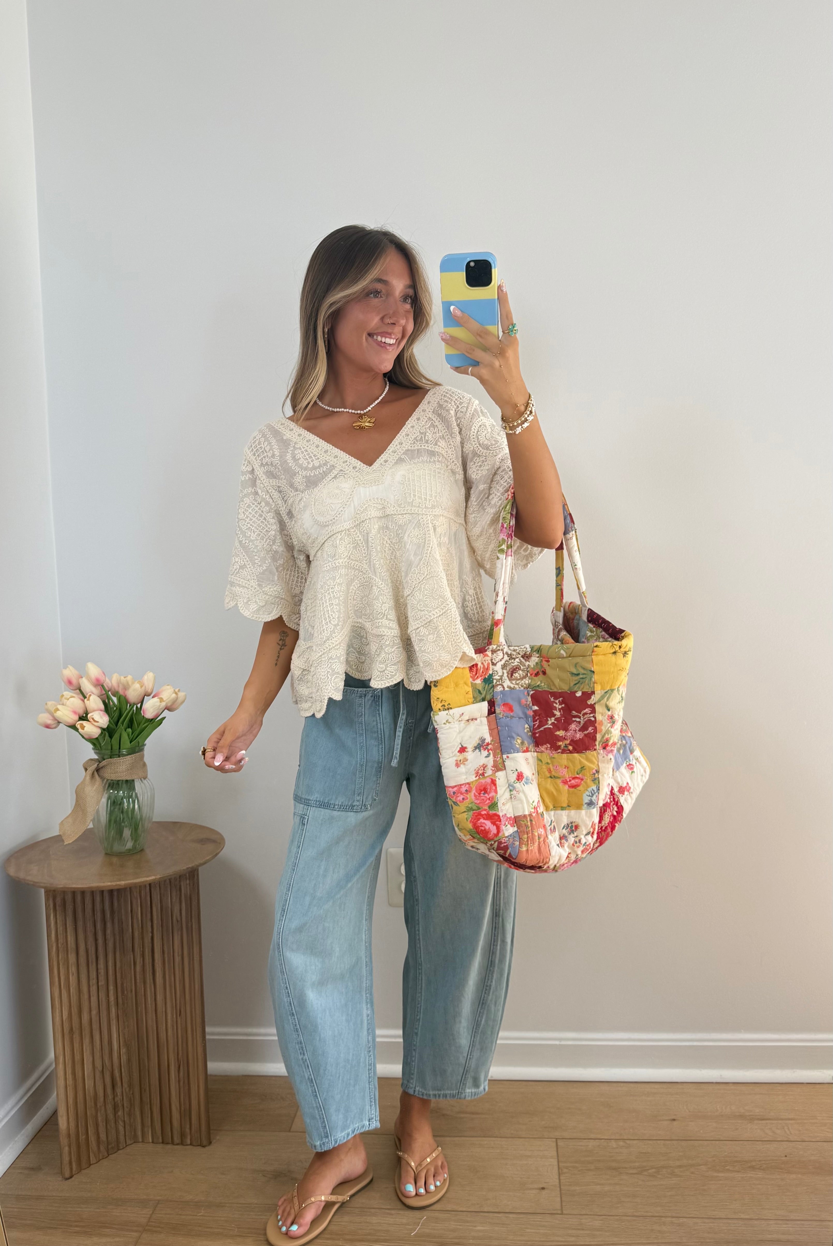 Florence Relaxed Denim Barrels