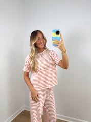 Everyday Stripes Set- Pink
