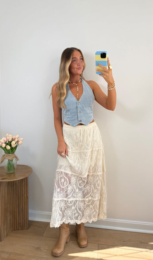 Petal Path Skirt
