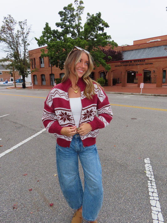 Oh So Cozy Zip Up Sweater