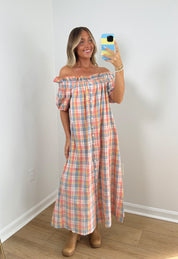 Falling For Color Dress- Pink