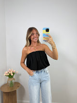 Bubble Tube Top (WHITE & BLACK)