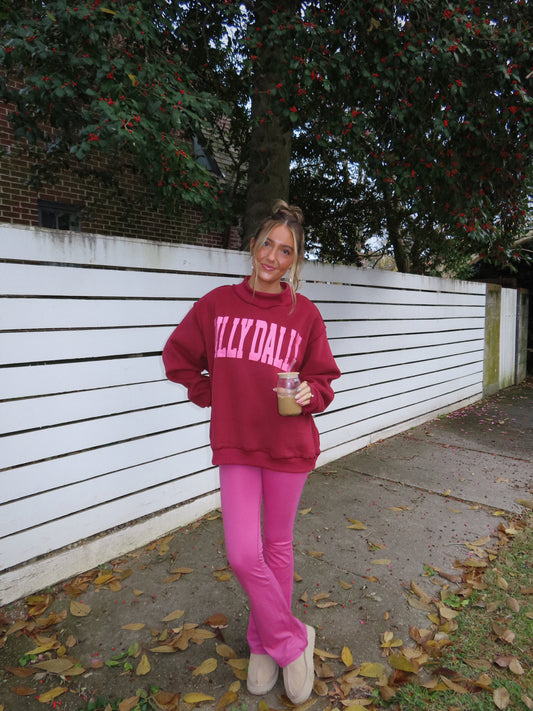 Dilly Dally Mockneck Sweatshirt