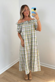 Falling For Color Dress- Sage