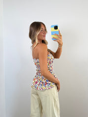 Meadow Smocked Floral Tube Top