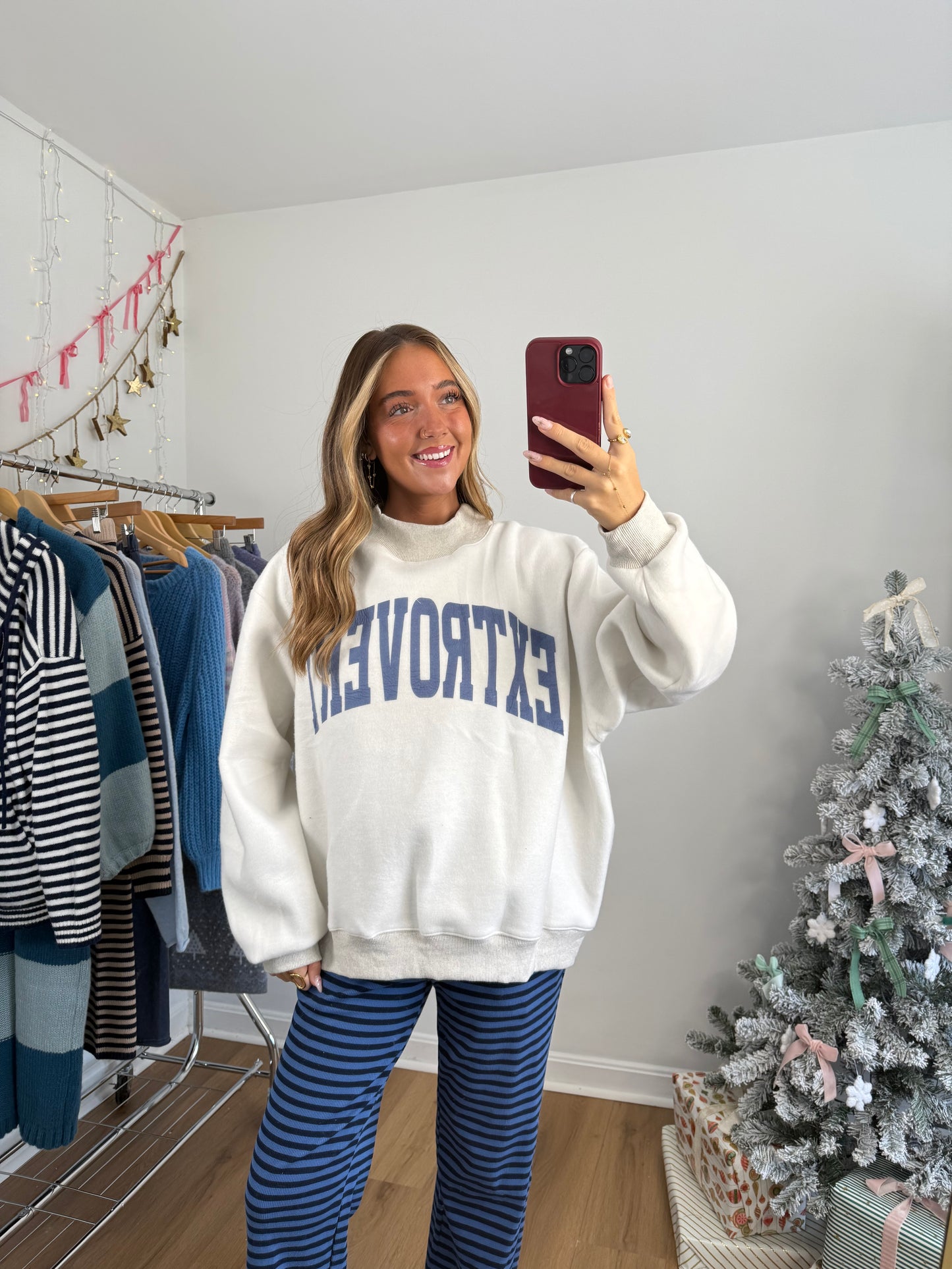 Introvert/Extrovert Reversible Mock Neck