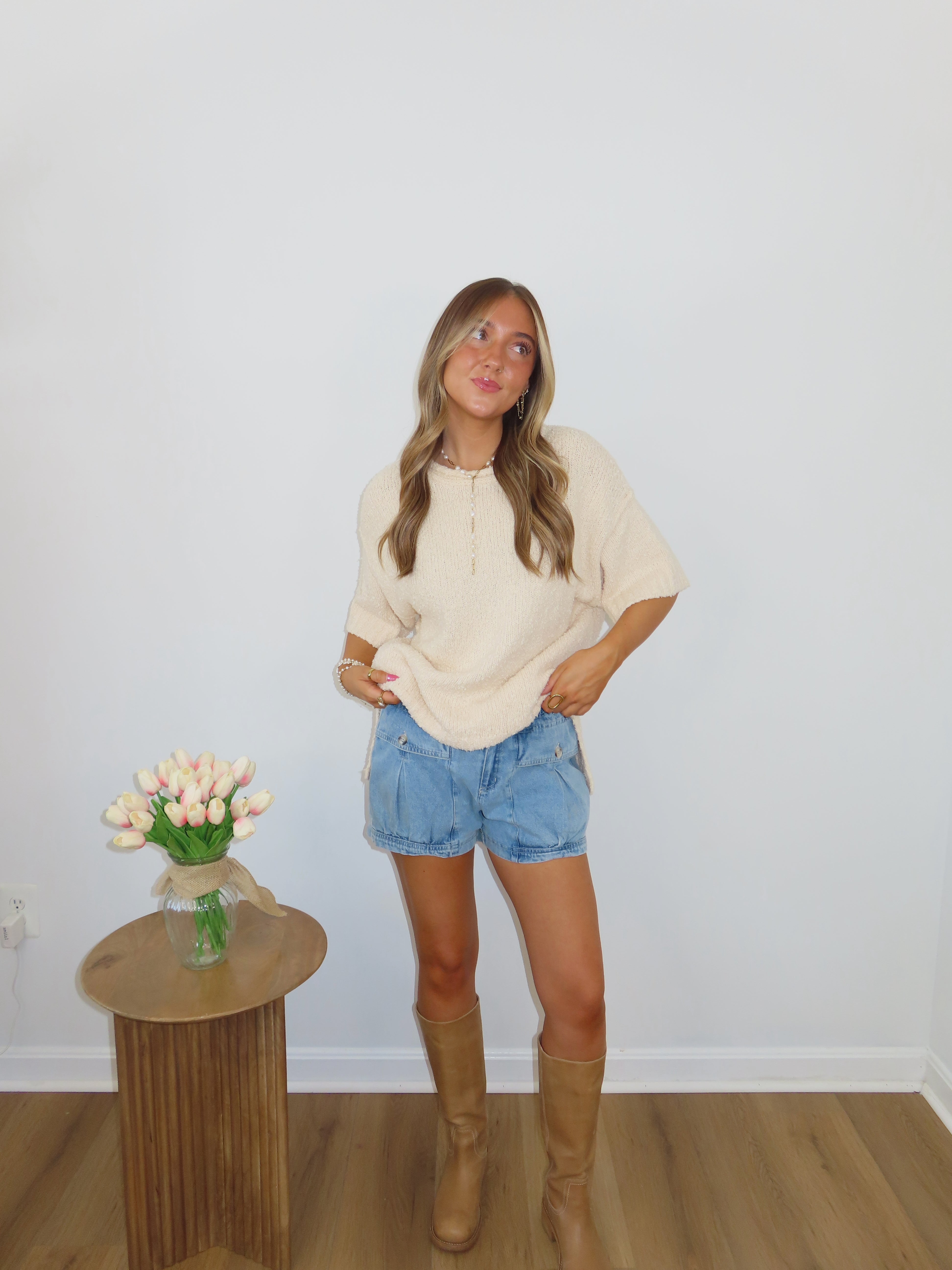 Haven Short Sleeve Sweater