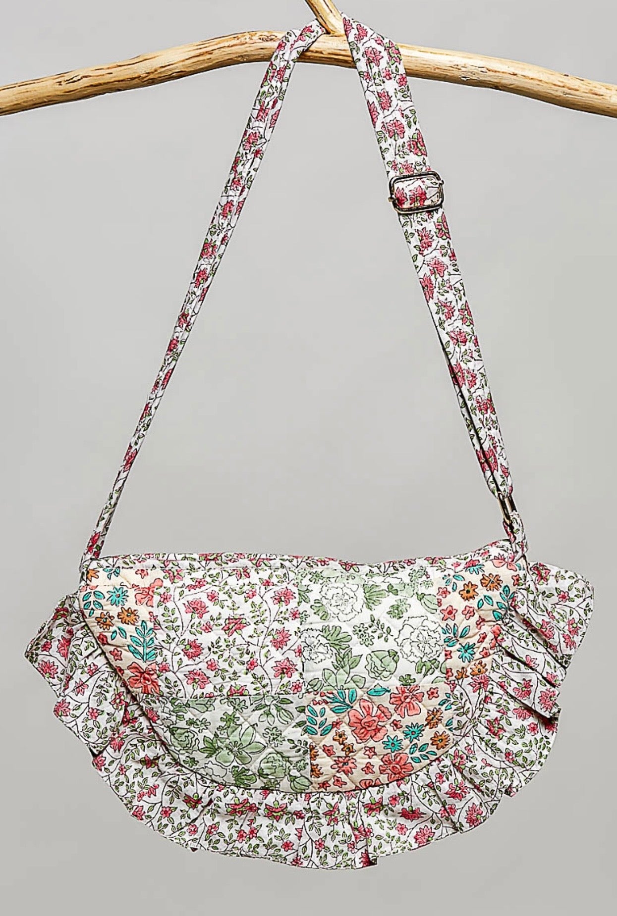 Flower Market Quilted Crossbody