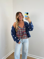 Kennedy Plaid tank