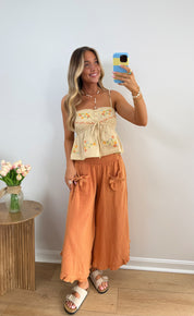 Golden Hour Pants- Clay