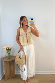 Wildflower Tie Front Top