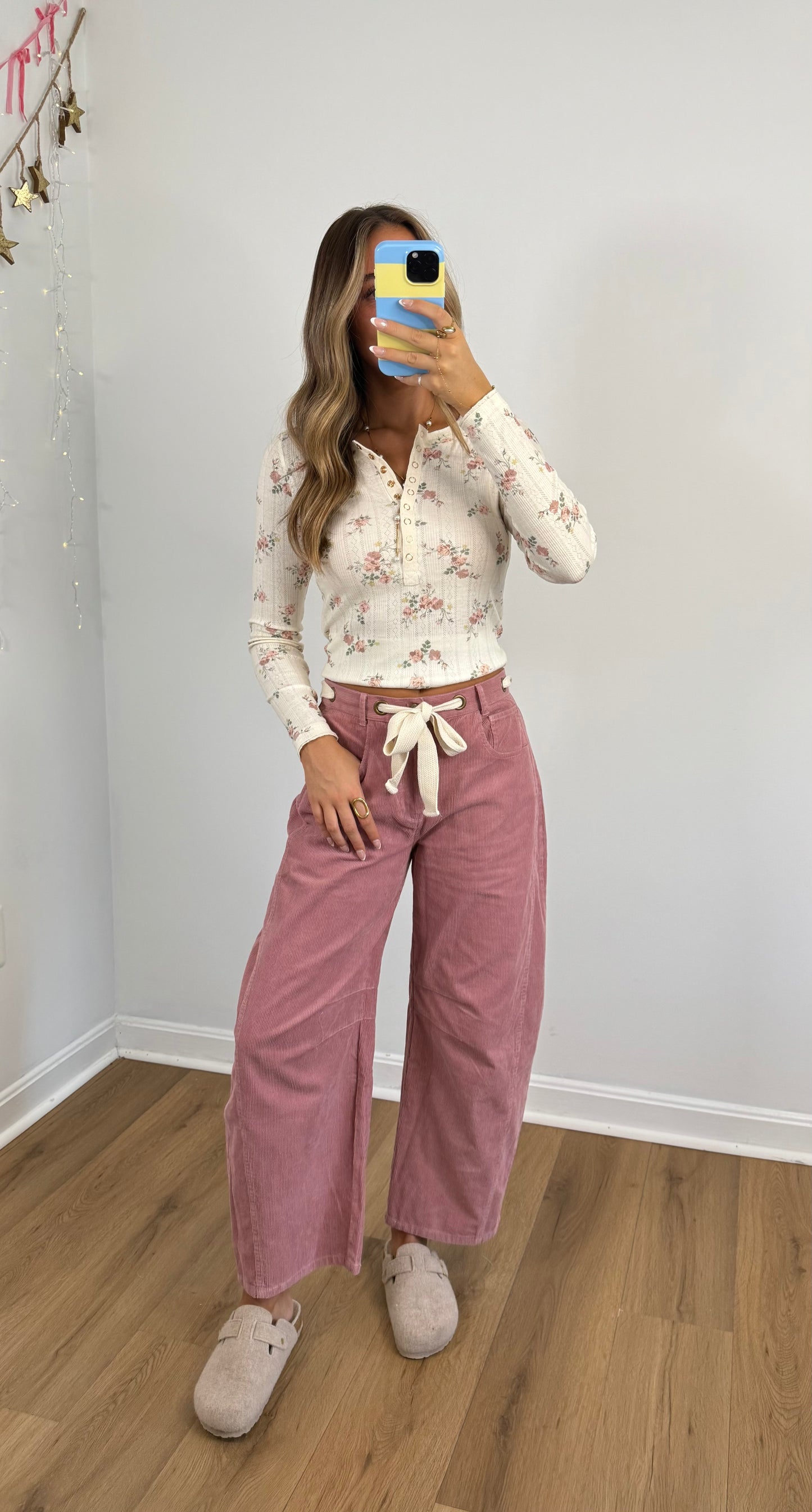 Blush Barrel Pants
