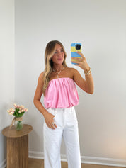 Bubble Tube Top (PINK & MINT)