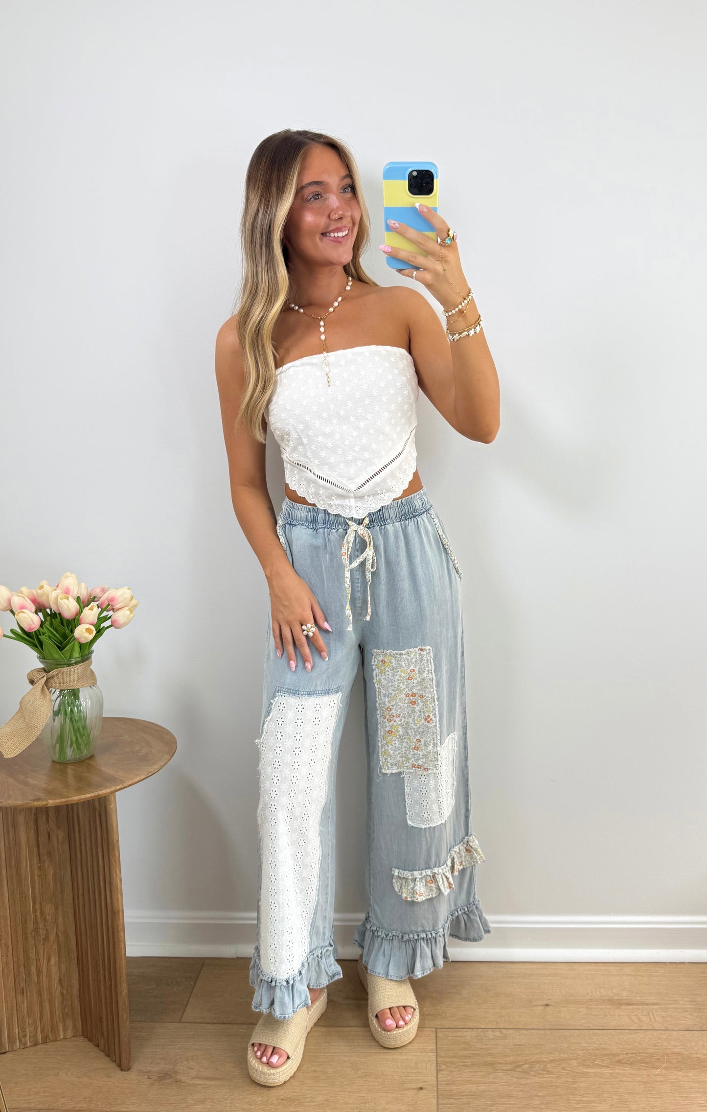 Summer Days Lace Bandana Top