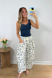 Floral Barrel Sweats