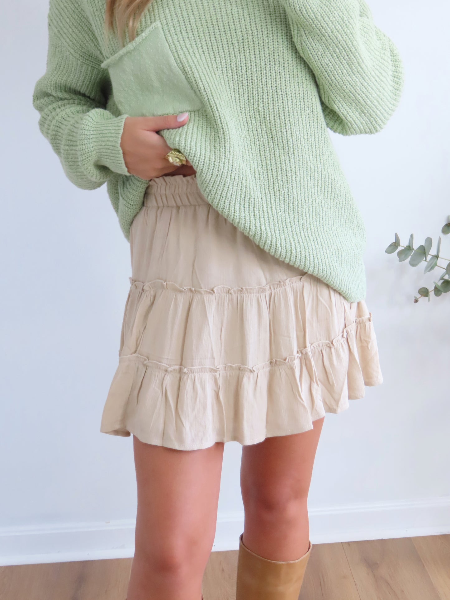 Ruffled Skirt