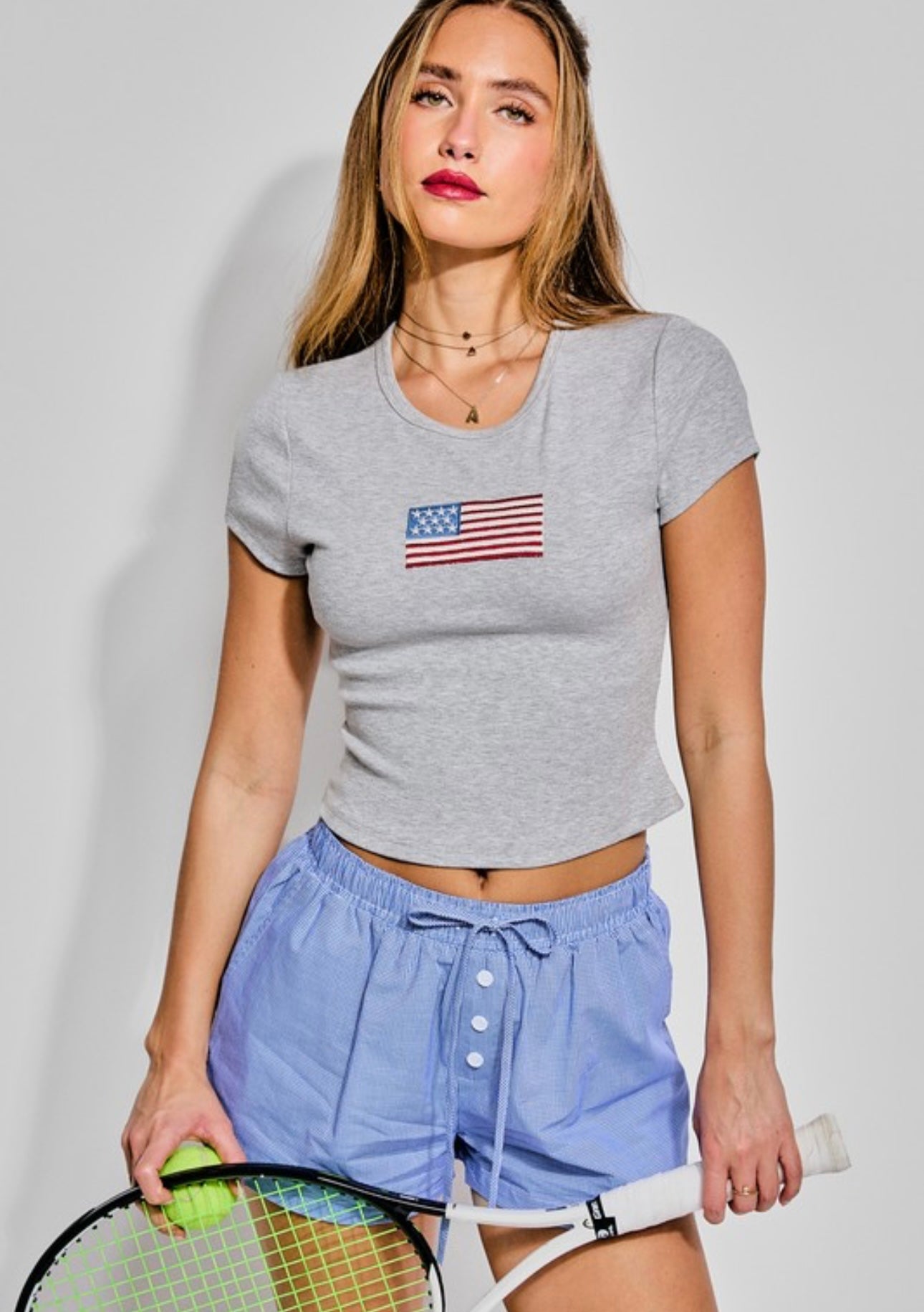 America baby tee