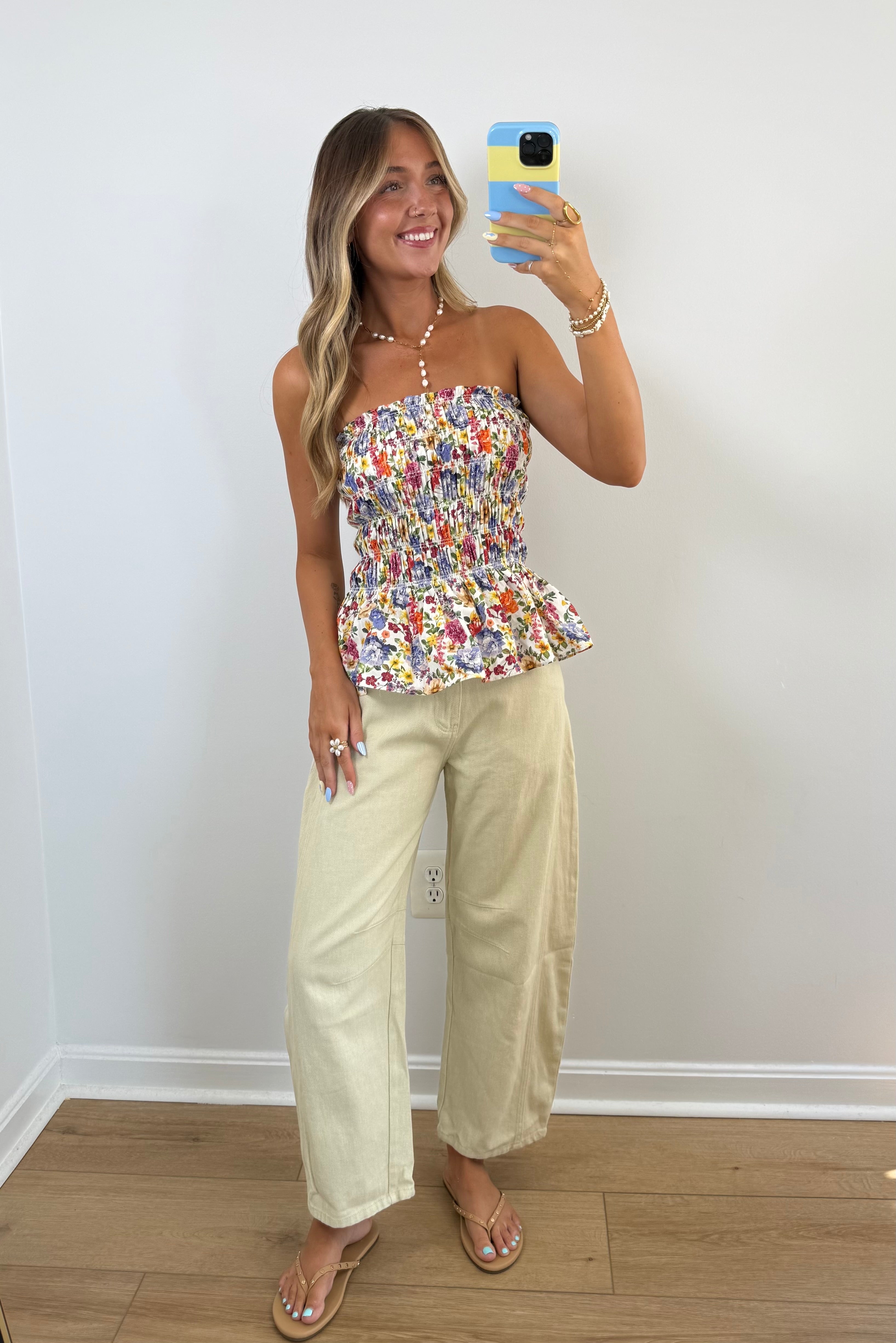 Sandstone Barrel Jeans