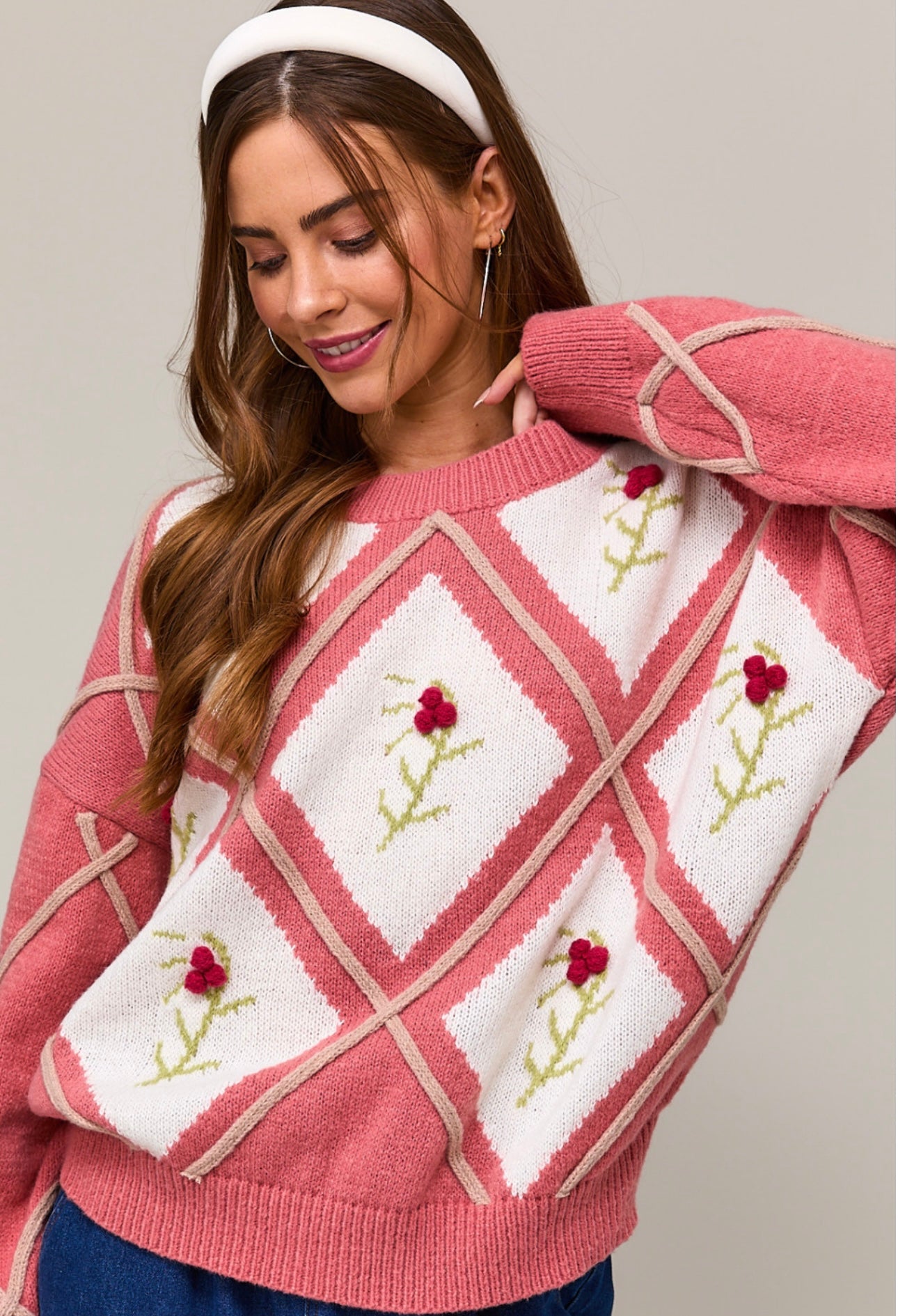 Blushing Rose Sweater