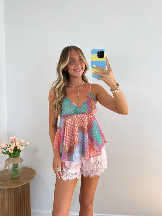 Boho Patchwork Tank (PREORDER)