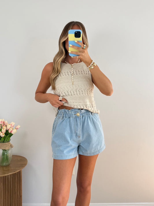 Paperbag shorts