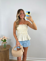 Chasing Sunshine Smocked Top