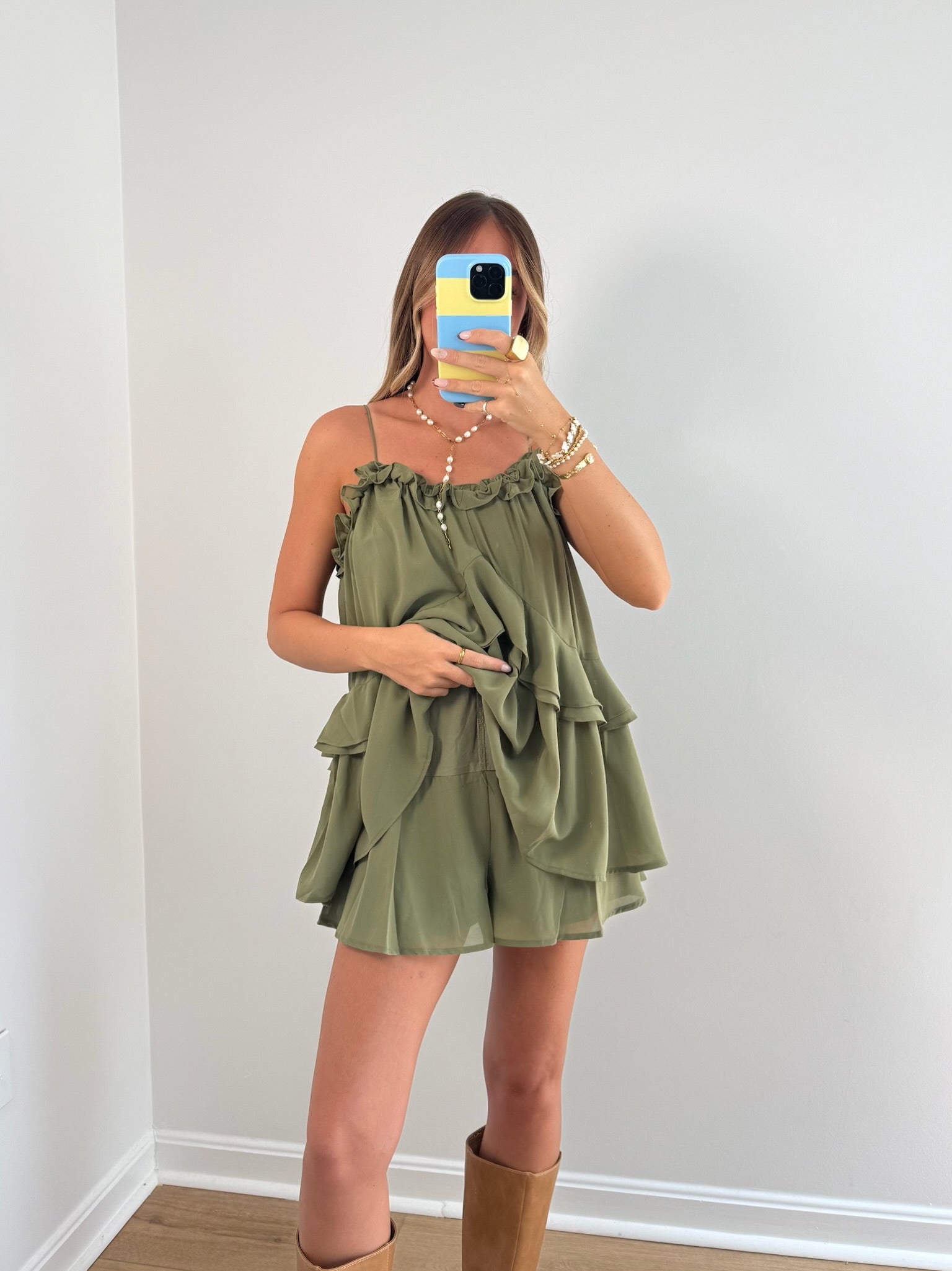 Falling for You Romper