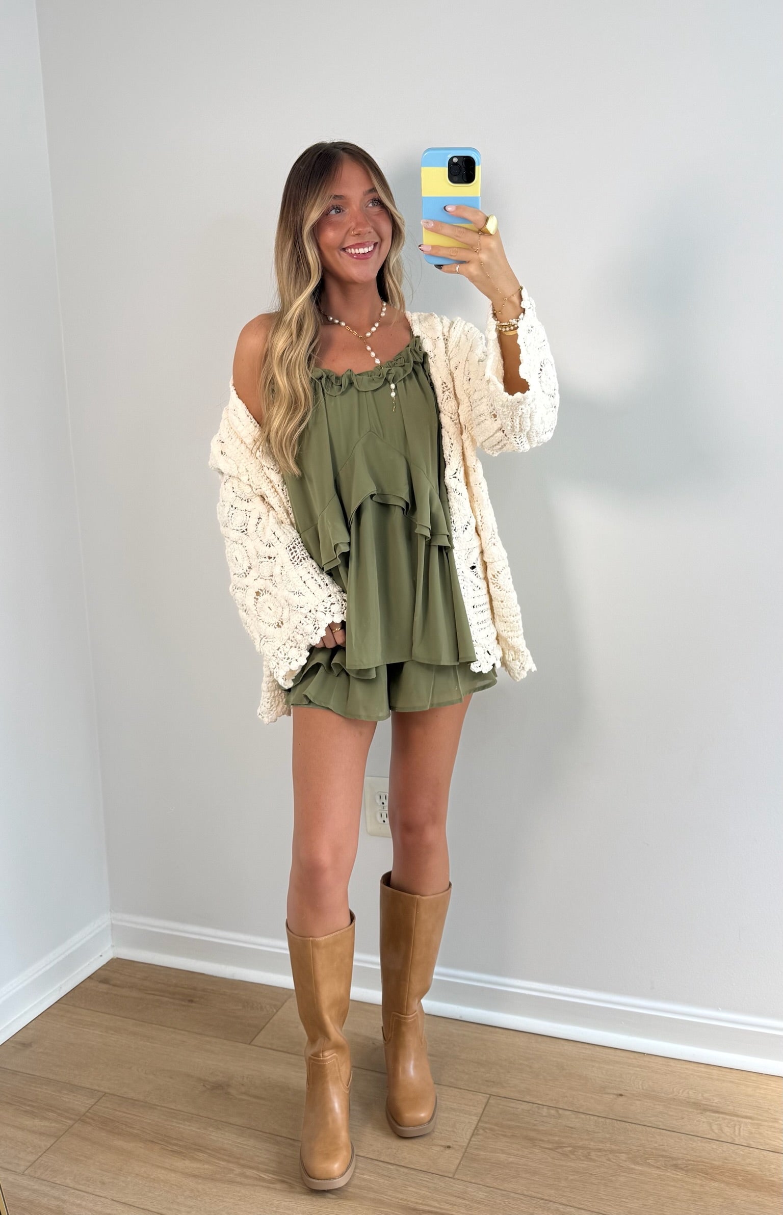 Falling for You Romper