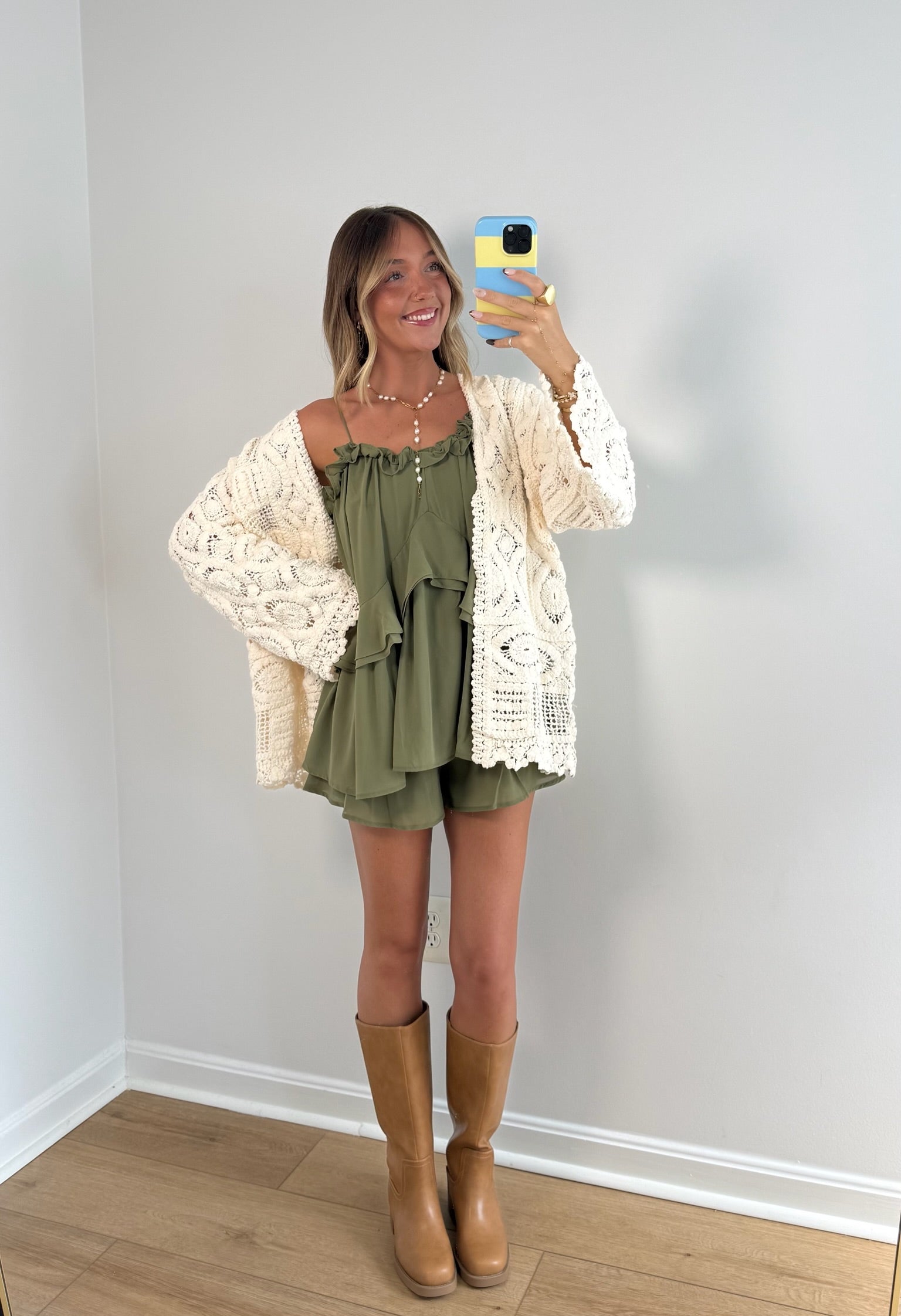 Falling for You Romper