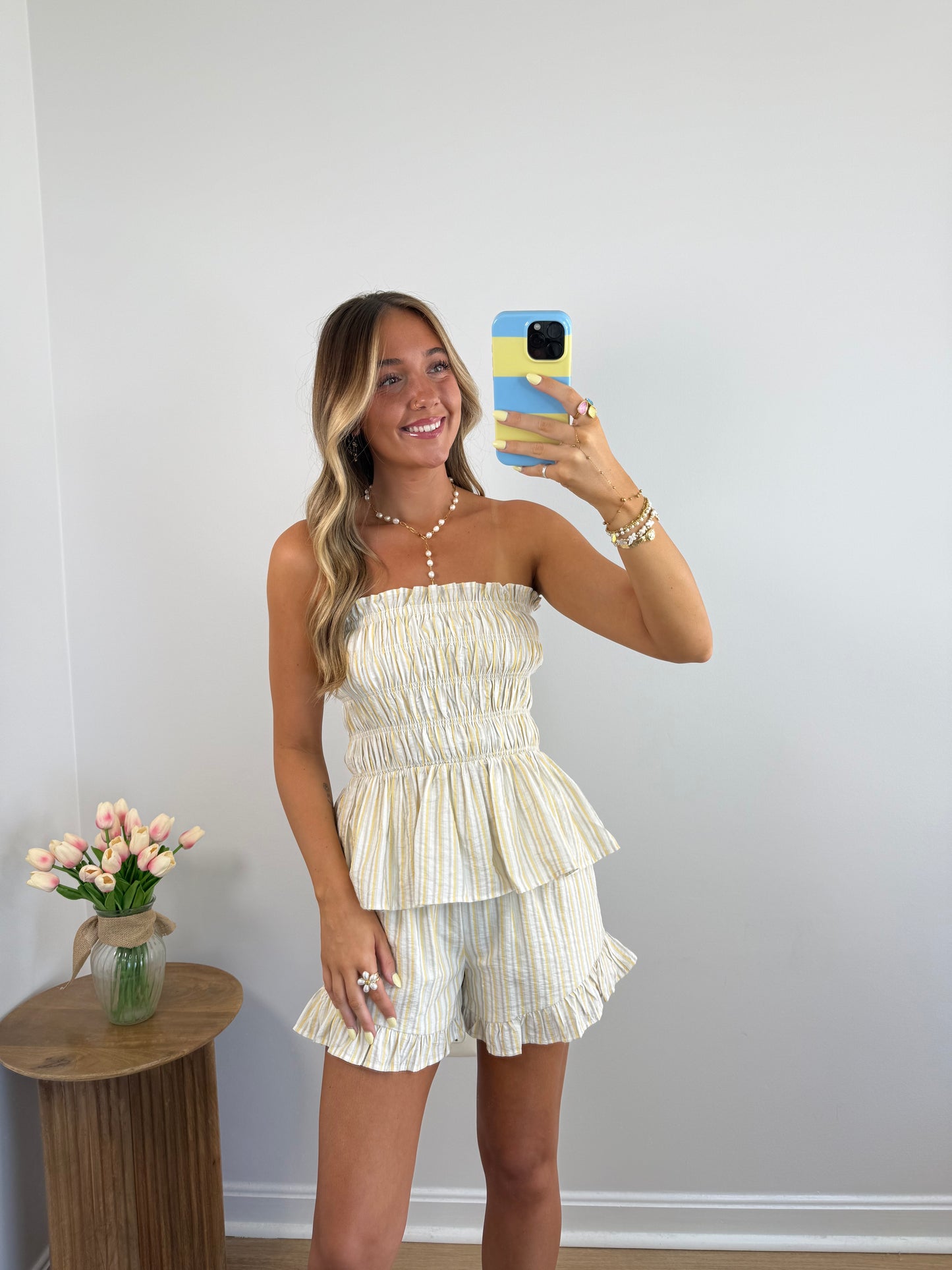 Chasing Sunshine Smocked Top
