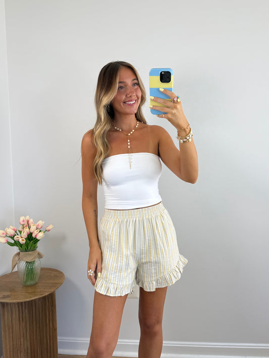 Chasing Sunshine Ruffled Shorts