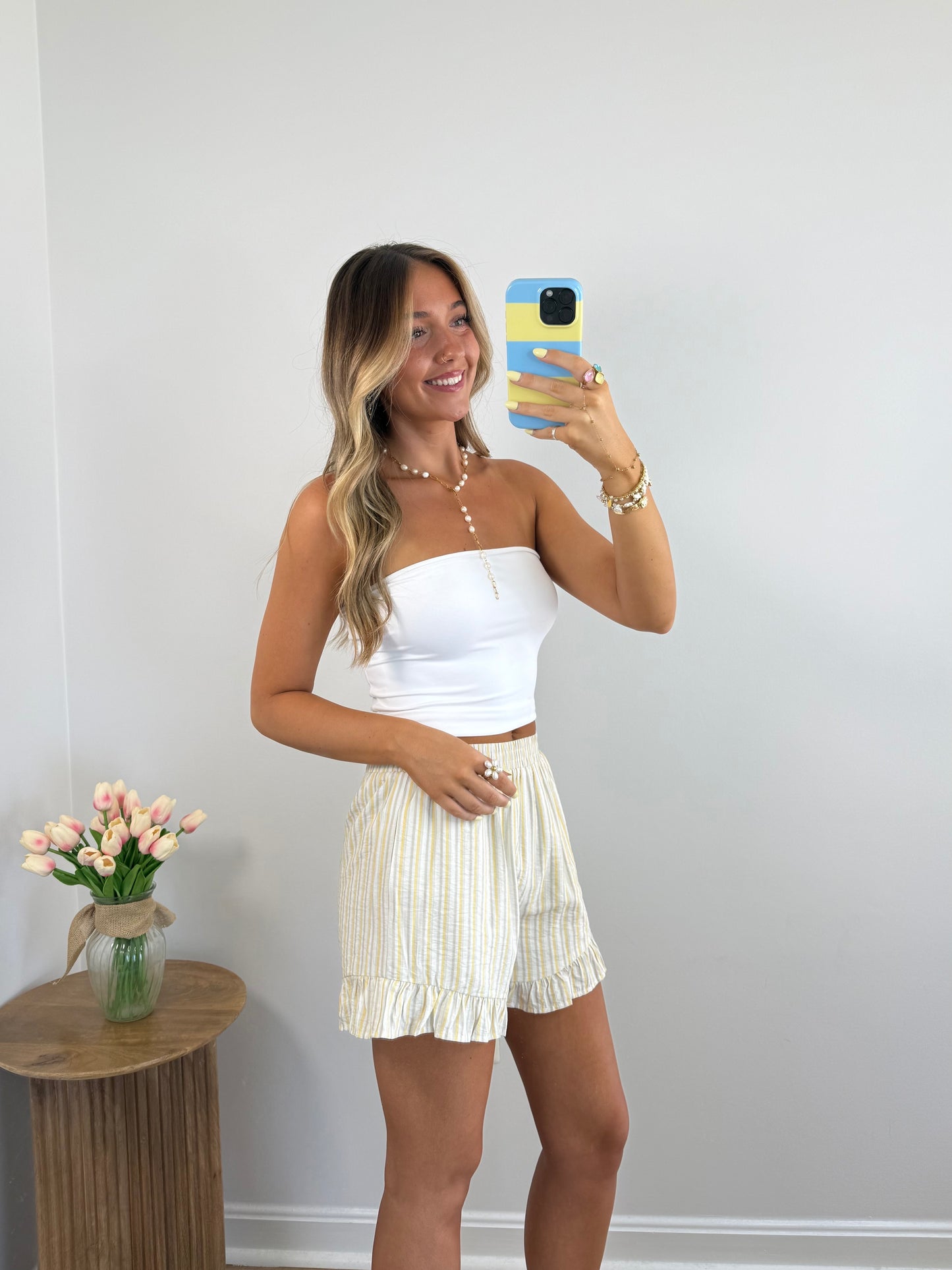 Chasing Sunshine Ruffled Shorts