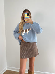Mocha Dot Skort