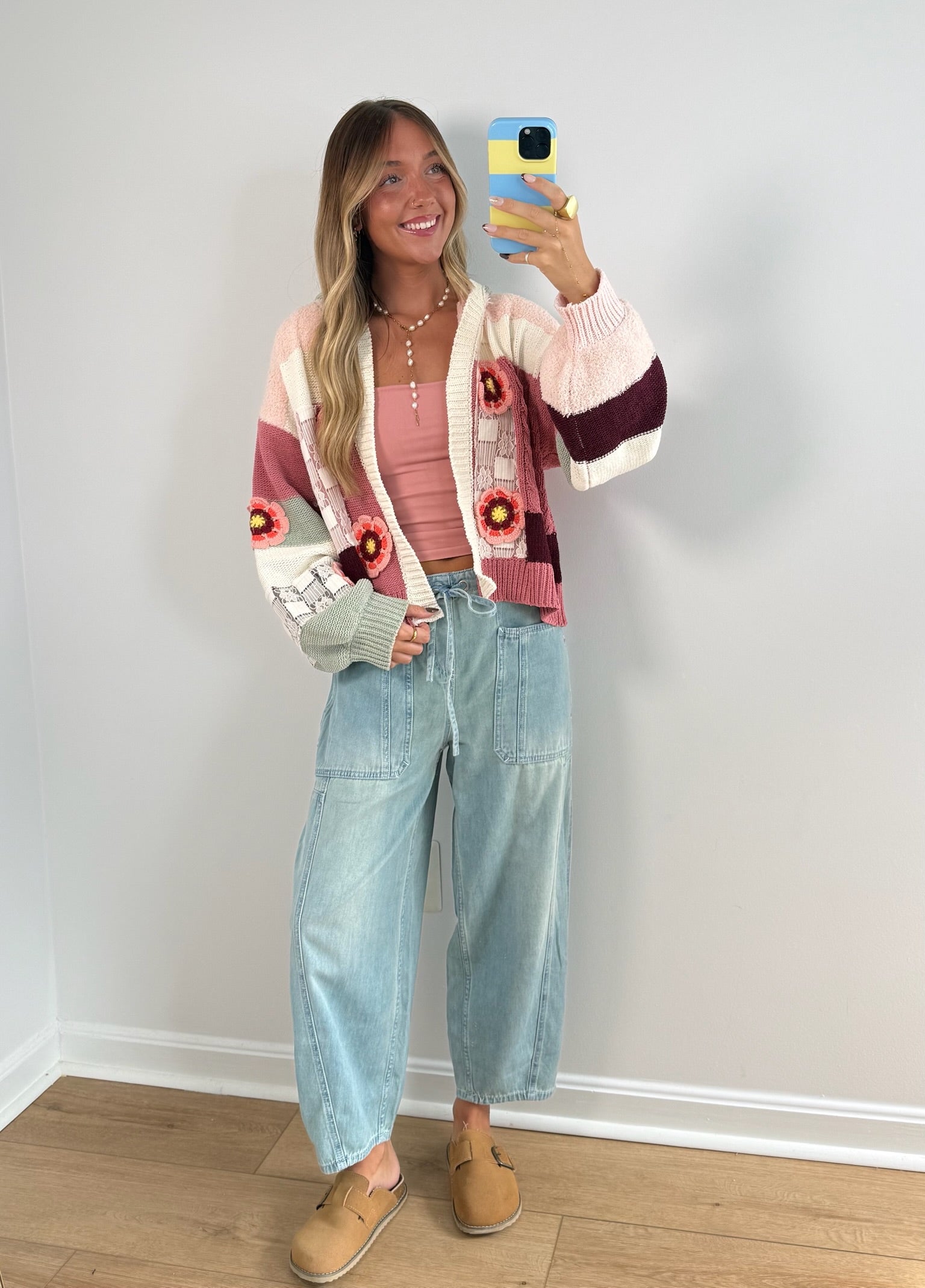 Made to Bloom Cardigan - Pink
