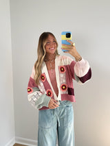 Made to Bloom Cardigan - Pink