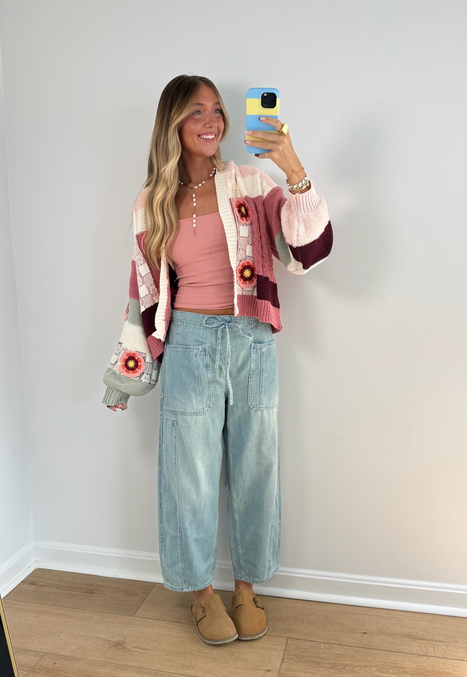 Made to Bloom Cardigan - Pink