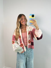 Made to Bloom Cardigan - Pink