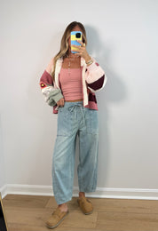 Florence Relaxed Denim Barrels