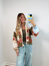 Made to Bloom Cardigan - Green