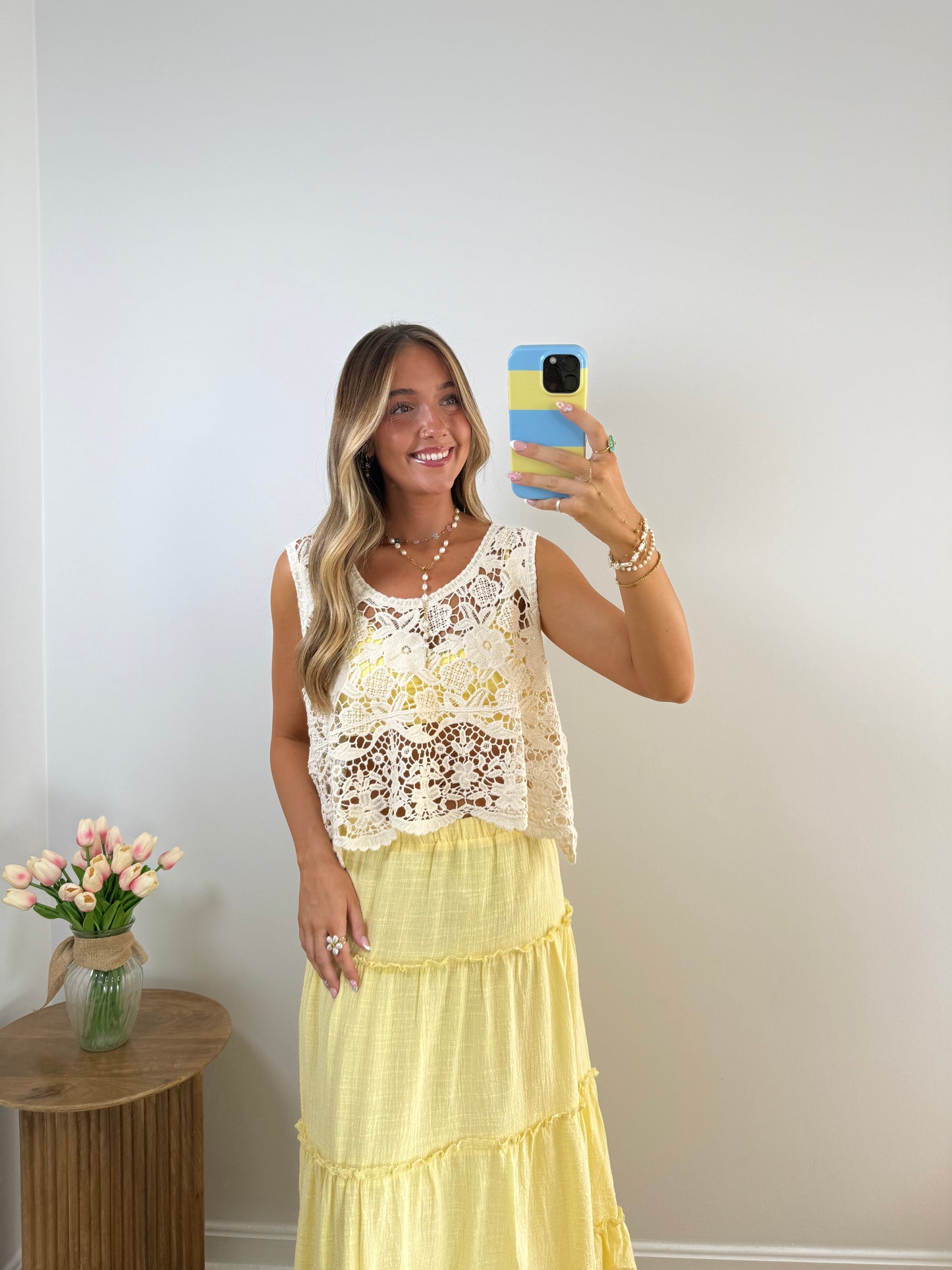 Boho Crochet Tank
