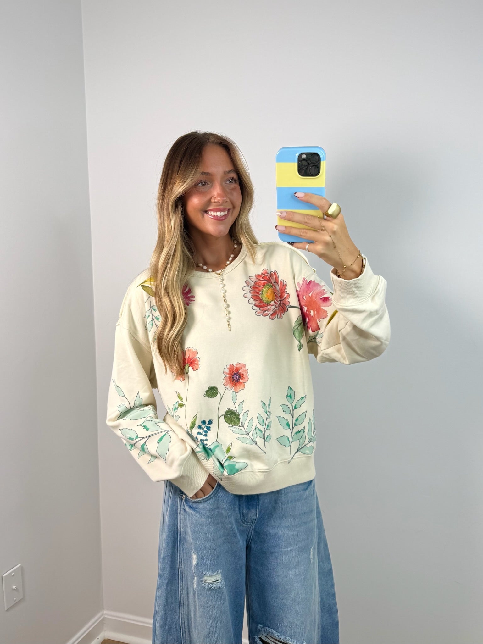 Still Blooming Pullover