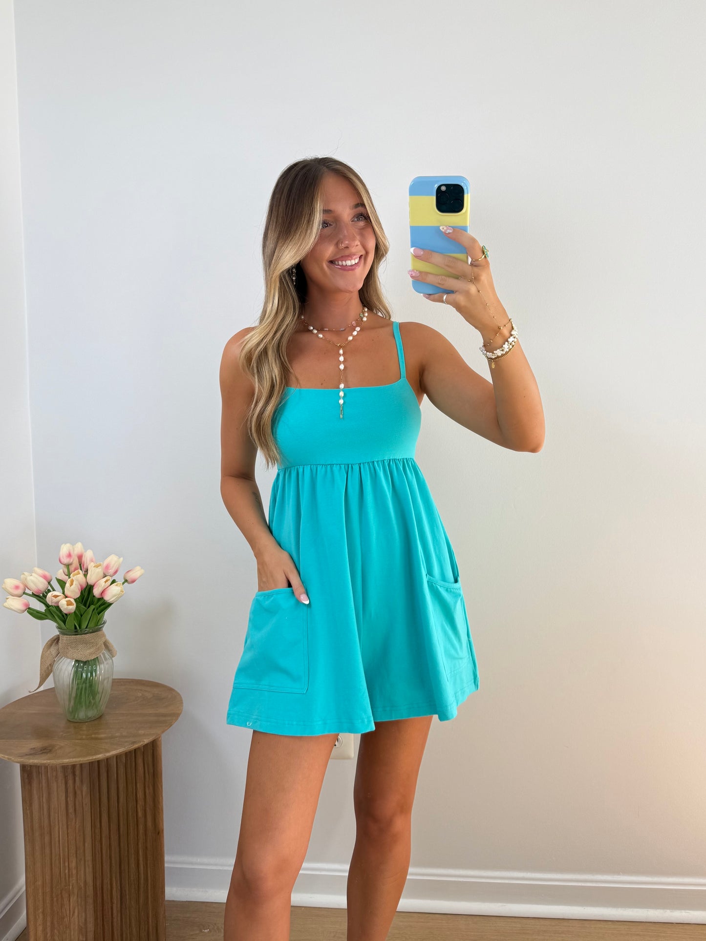 Chasing Summer Romper- Mint